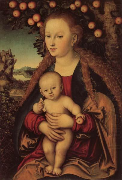 Lucas Cranach the Elder Madonna and Child Under an Apple Tree china oil painting image